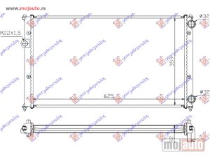 NOVI: delovi  HLADNJAK MOTORA 1.6/1.8/2.0 BENZIN / 1.9 TD DIZEL (MAN) (630x380x34) Seat ibiza 95-97 -dostupno