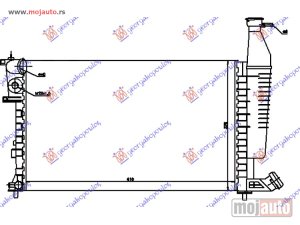 Glavna slika -  HLADNJAK MOTORA 1.1/1.4/1.6/1.8cc 8V (+/-AC) (61x37.8) Citroen berlingo 96-02 -dostupno - MojAuto