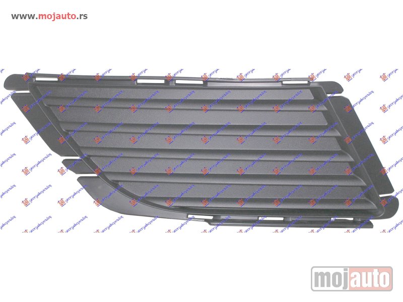 Glavna slika -  RESETKA PREDNJEG BRANIKA (BEZ MAGLENKE) 04- Desno Opel corsa c 00-06 -dostupno - MojAuto