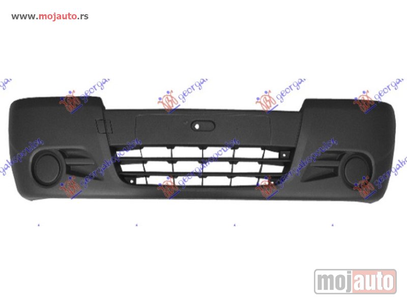 Glavna slika -  PREDNJI BRANIK SIVI (BEZ MAGLENKI) Opel vivaro 06-14 -dostupno - MojAuto